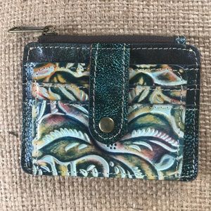 Patricia Nash leather Cassis ID card case!